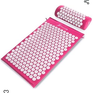 ProsourceFit Acupressure Mat & Pillow Set Pink New